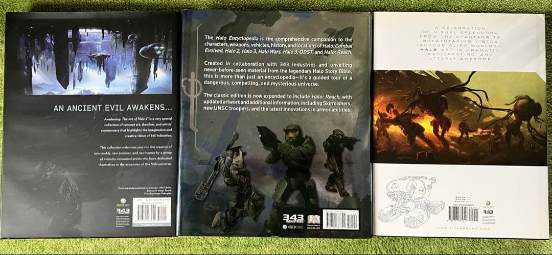 HALOシリーズ ArtBook, Encyclopedia 英書３冊セット