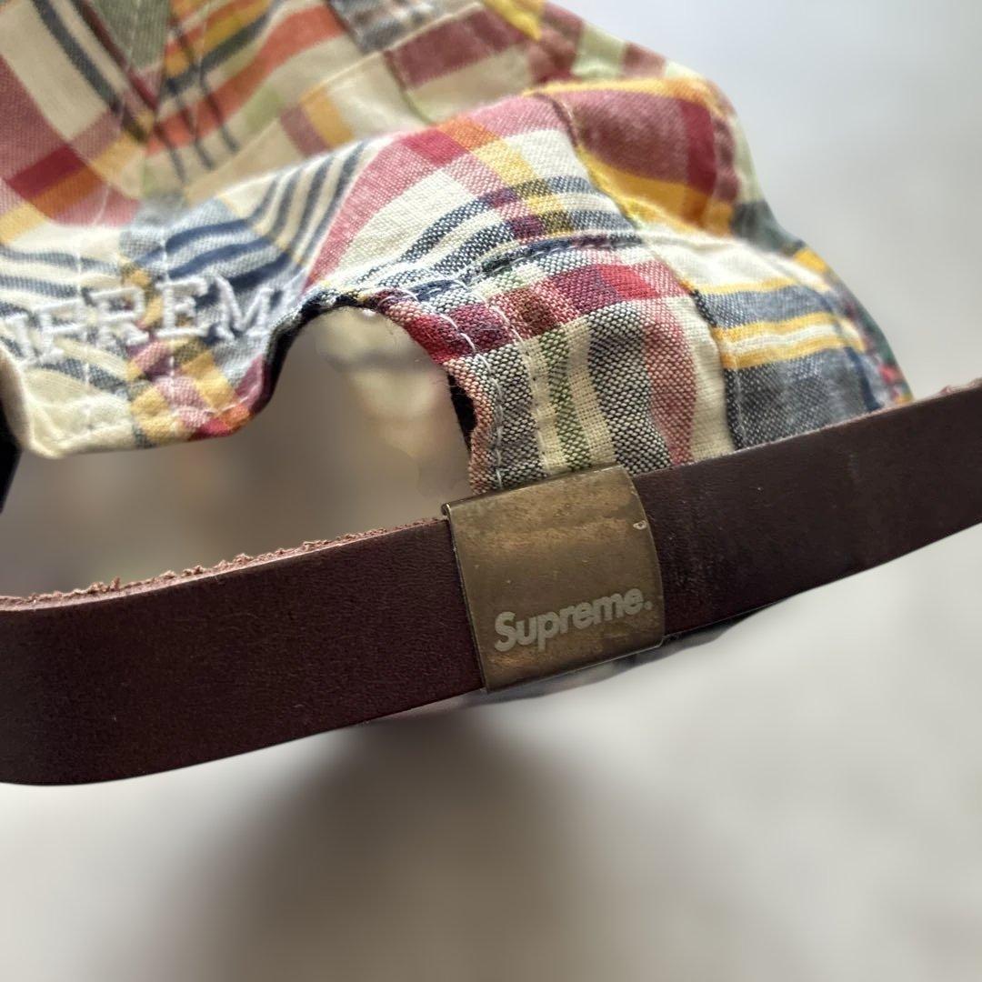 帽子 Supreme Patchwork Madras S Logo 6-Panel
