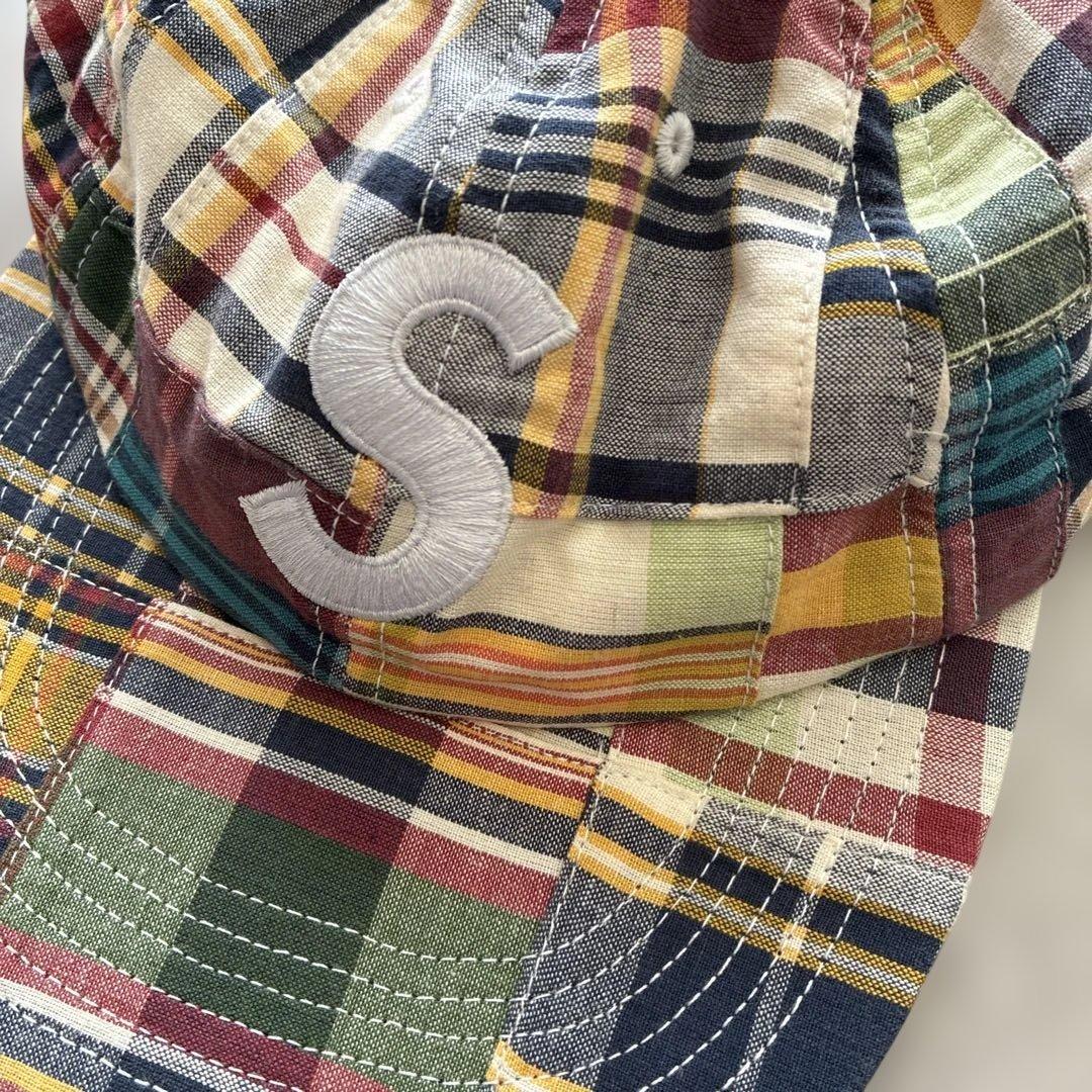 帽子 Supreme Patchwork Madras S Logo 6-Panel