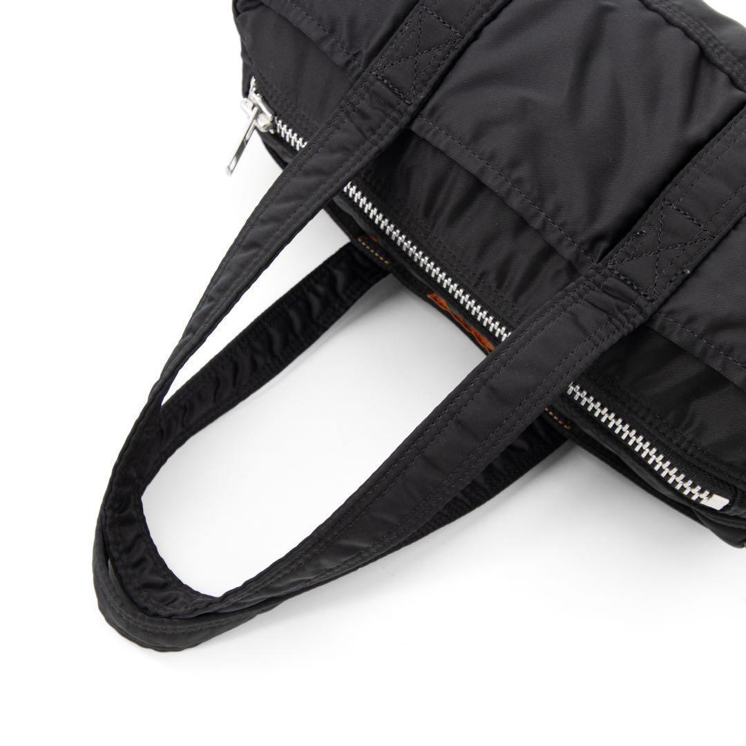 A087【美品】ポーター／タンカー　ミニボストンバッグ　ダッフル　ナイロン　黒