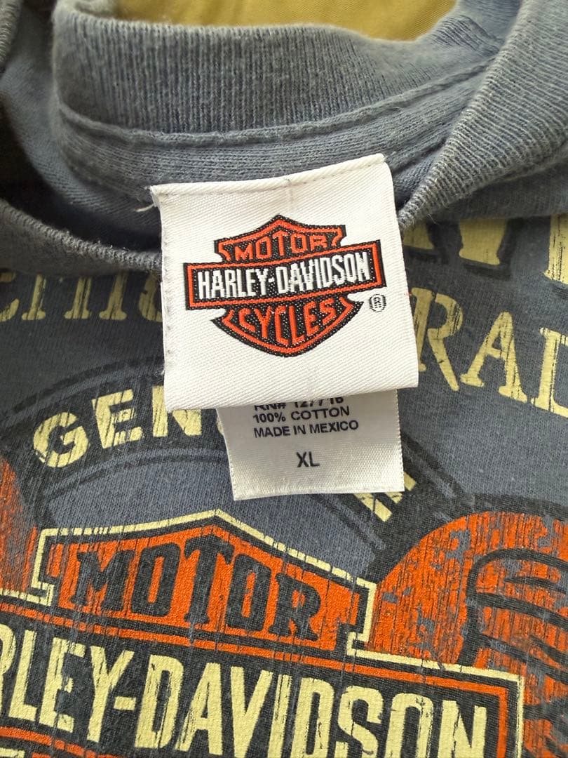 t*0様 HARLEY-DAVIDSON Tシャツ XL ダークブルー