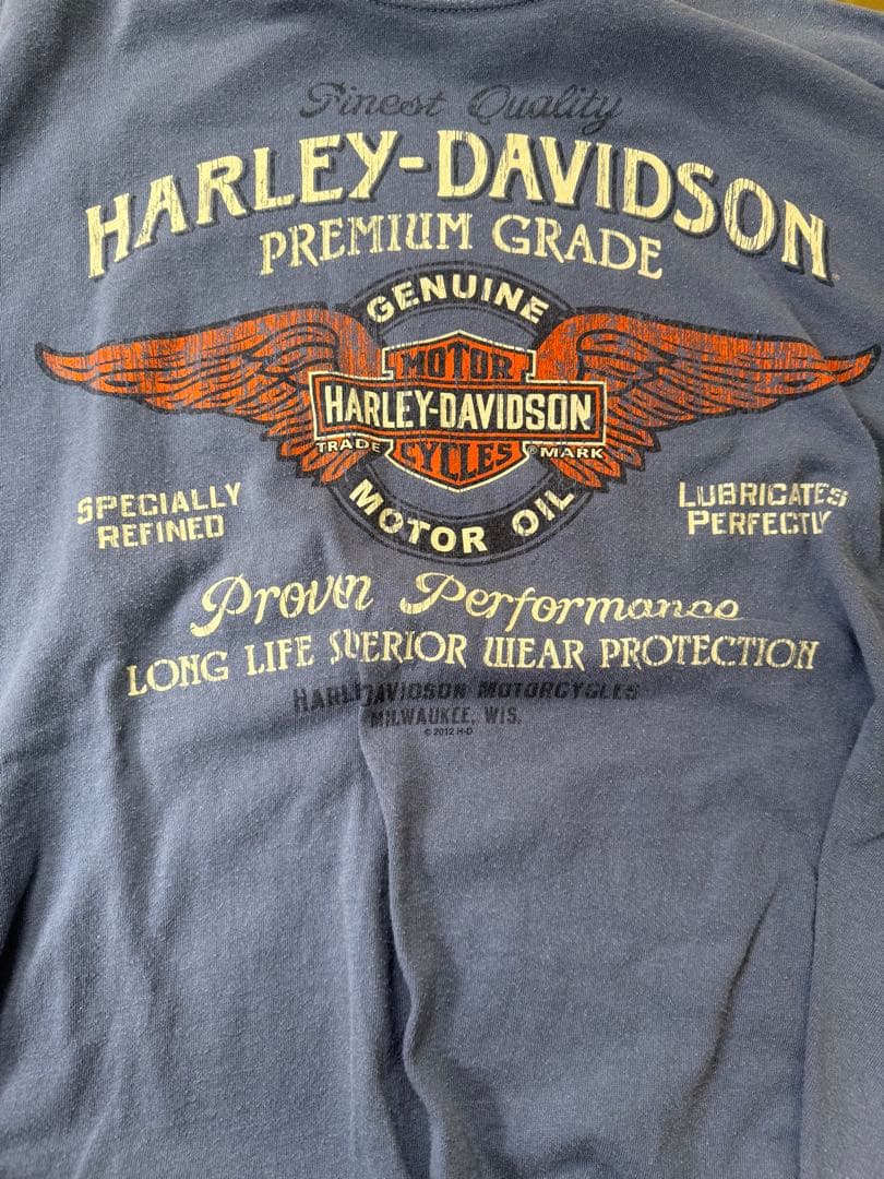 t*0様 HARLEY-DAVIDSON Tシャツ XL ダークブルー