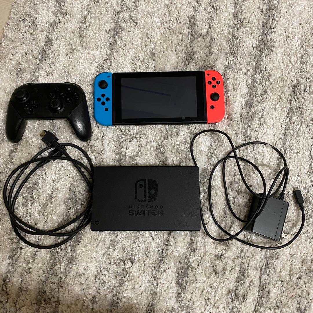 Nintendo Switch 本体 青/赤 Joy-Con プロコン