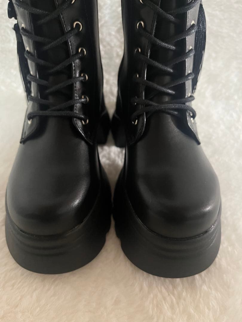 【axes femme】チャイナ釦タンクソールブーツ　新品　箱付き