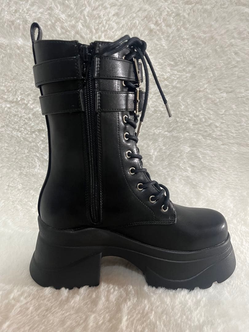 【axes femme】チャイナ釦タンクソールブーツ　新品　箱付き