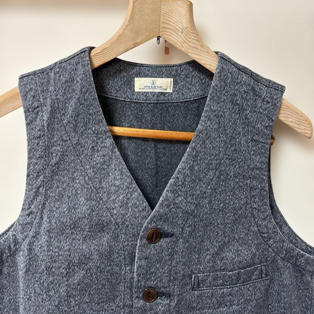 美品JAPAN BLUE JEANSヴィンテージレプリカワークベスト⭐️カッコいい