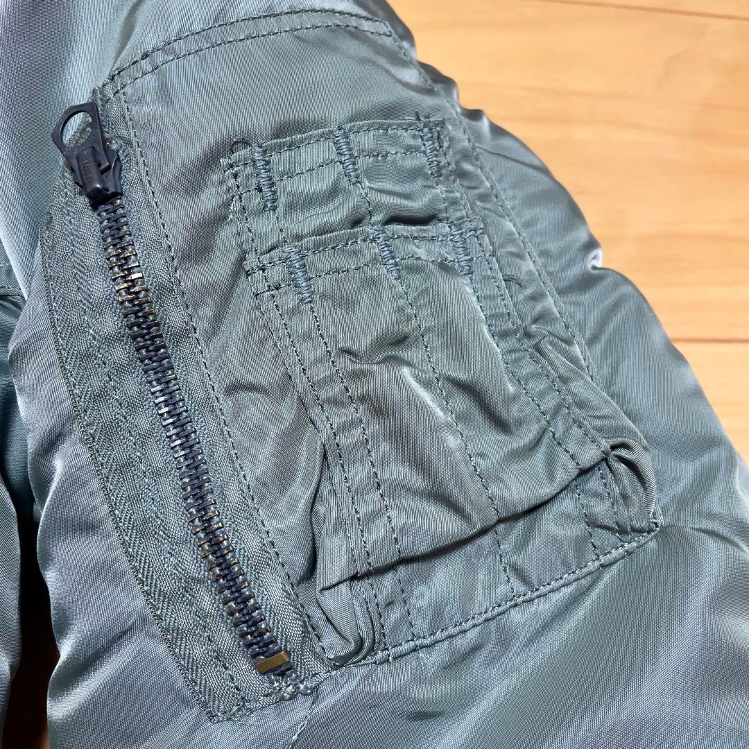 アルファ90s USA製　MA-1 フライトジャケット　ミントコンディション　L