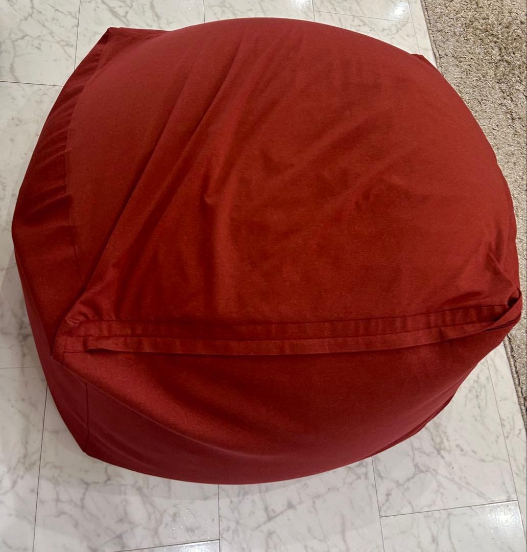 無印良品 体にフィットするソファ カバー付き ブラウンレッド