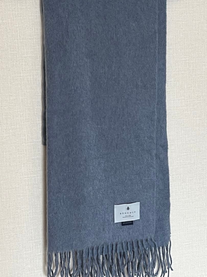 美品　カシミヤ100％ Begg x Co ストール　マフラー