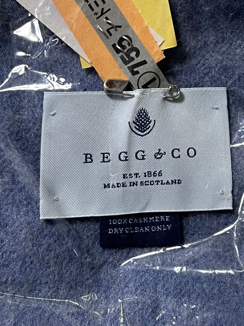 美品　カシミヤ100％ Begg x Co ストール　マフラー
