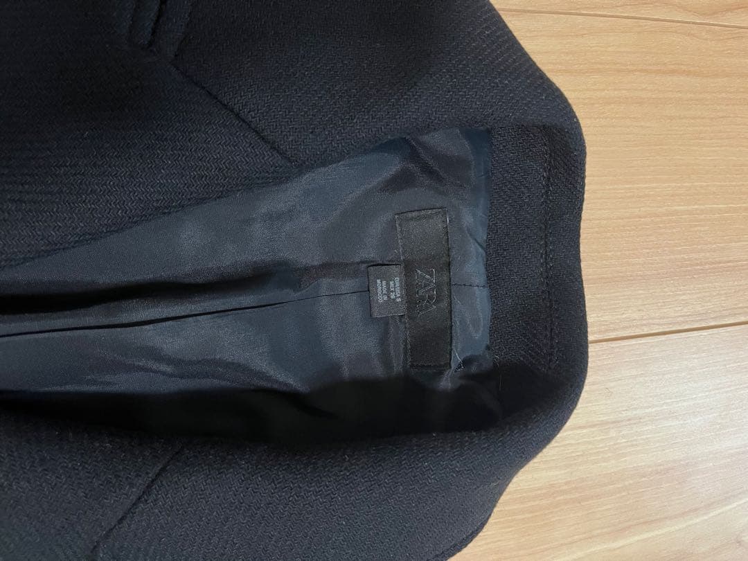 【今期品！新品未使用】ZARA ウール製ロングコート　ザラ