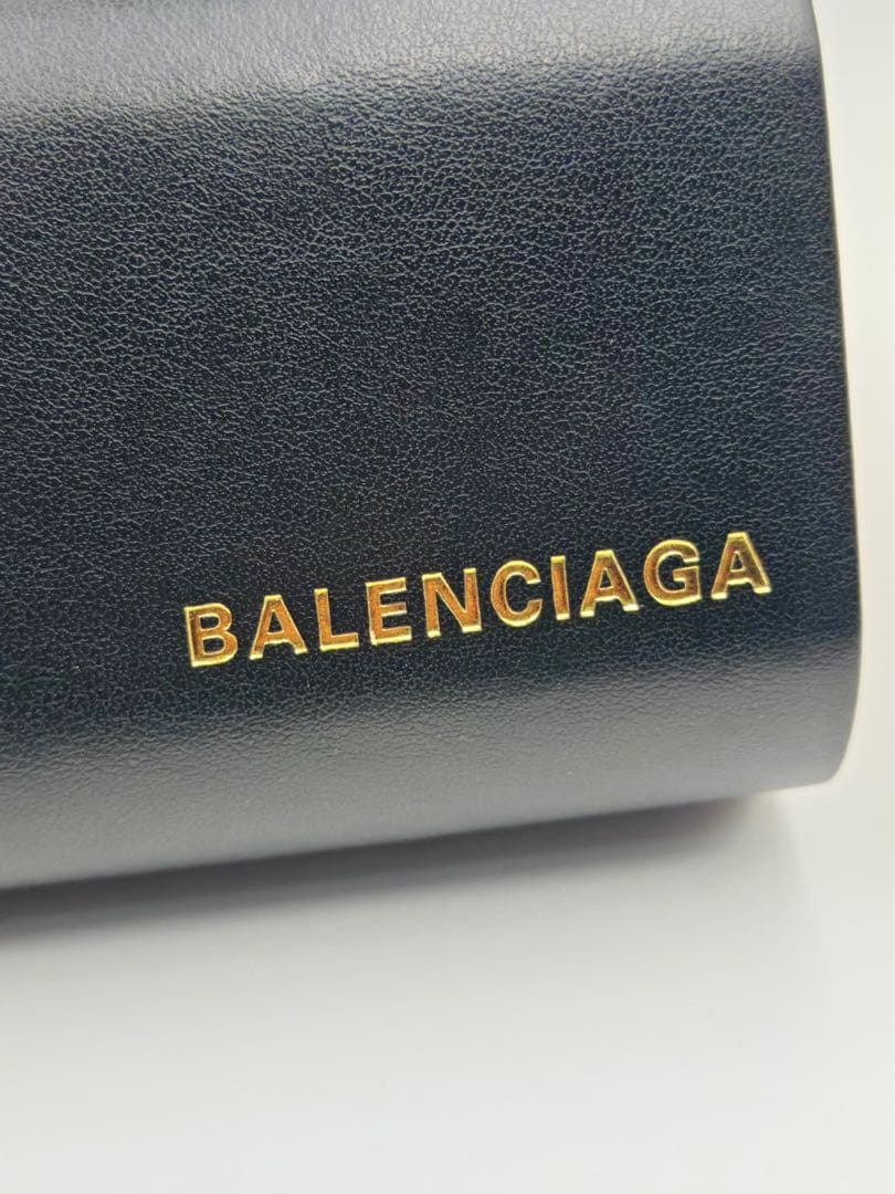 BALENCIAGA サングラス 黒×ゴールド 中古　美品