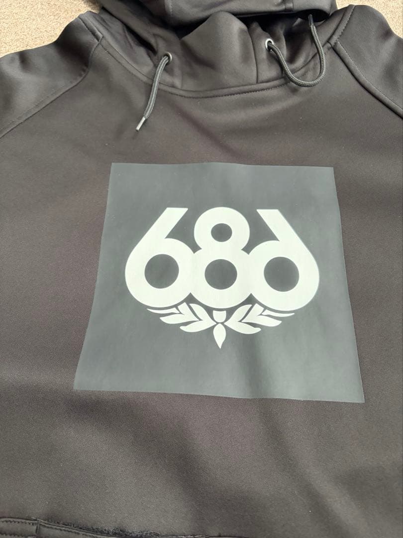 686(シックスエイトシックス)プルオーバーフーディ XL 色:ブラック