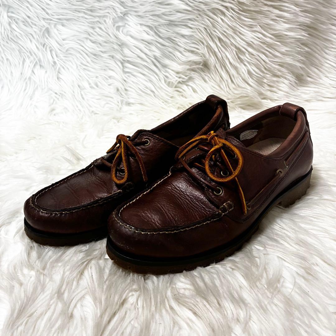 POLO ポロラルフローレン　デッキシューズ　28cm 靴　茶色　大きいサイズ