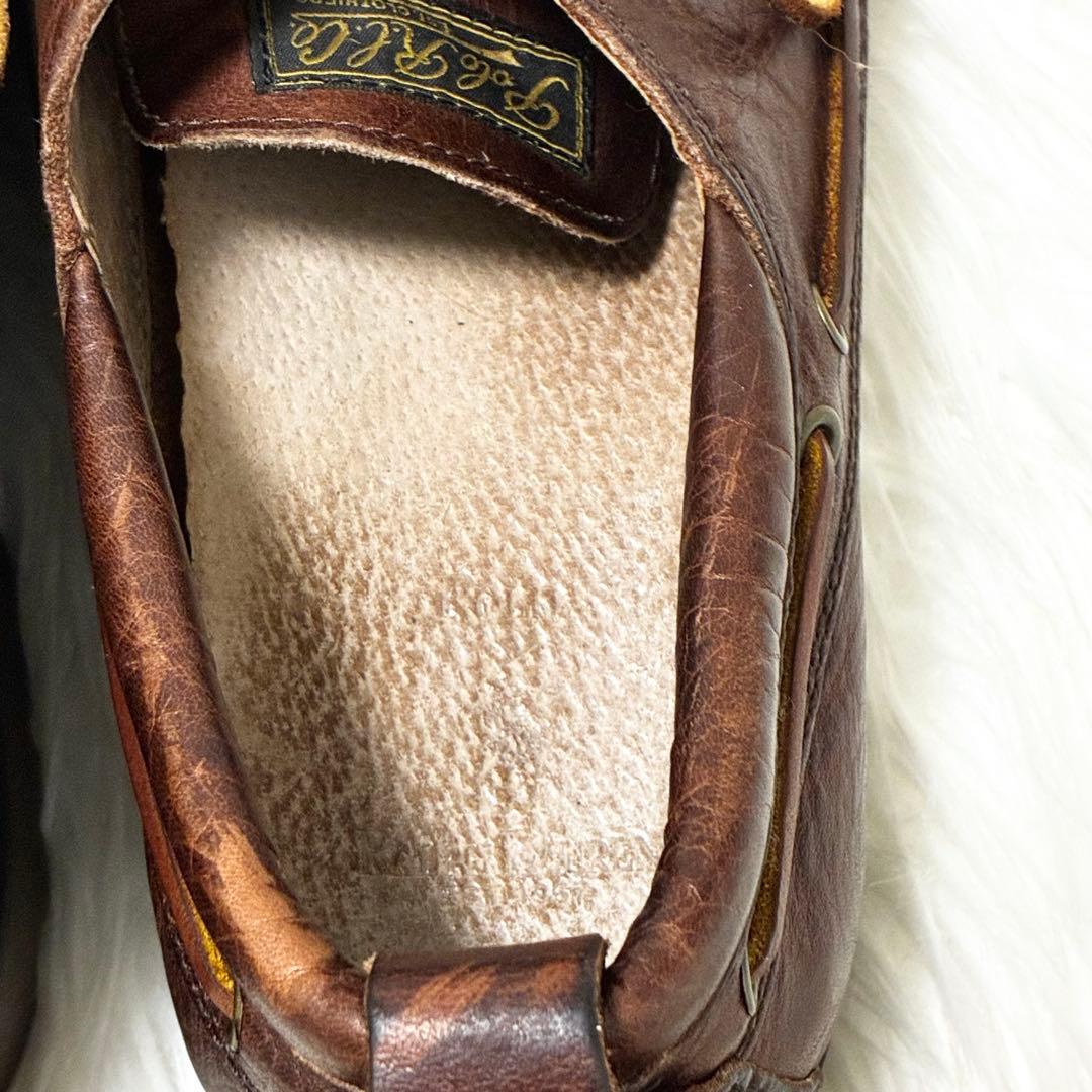 POLO ポロラルフローレン　デッキシューズ　28cm 靴　茶色　大きいサイズ