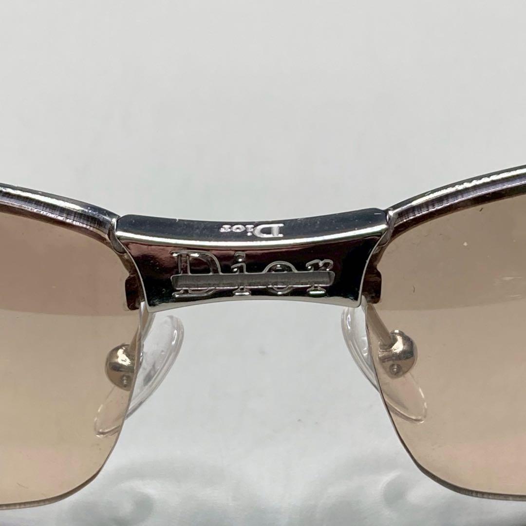 箱付き Christian Dior サングラス メタル ロゴ グラデーション