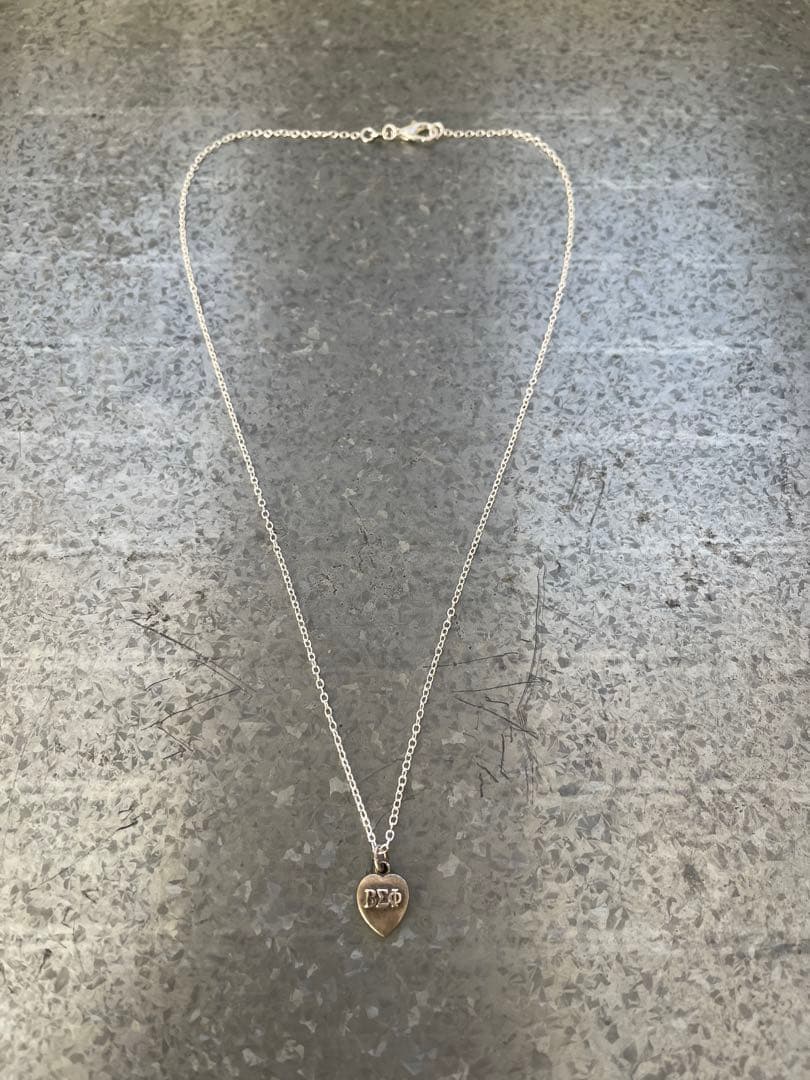 1955年 BΣΦ ハート型 ヴィンテージカレッジチャーム ネックレス