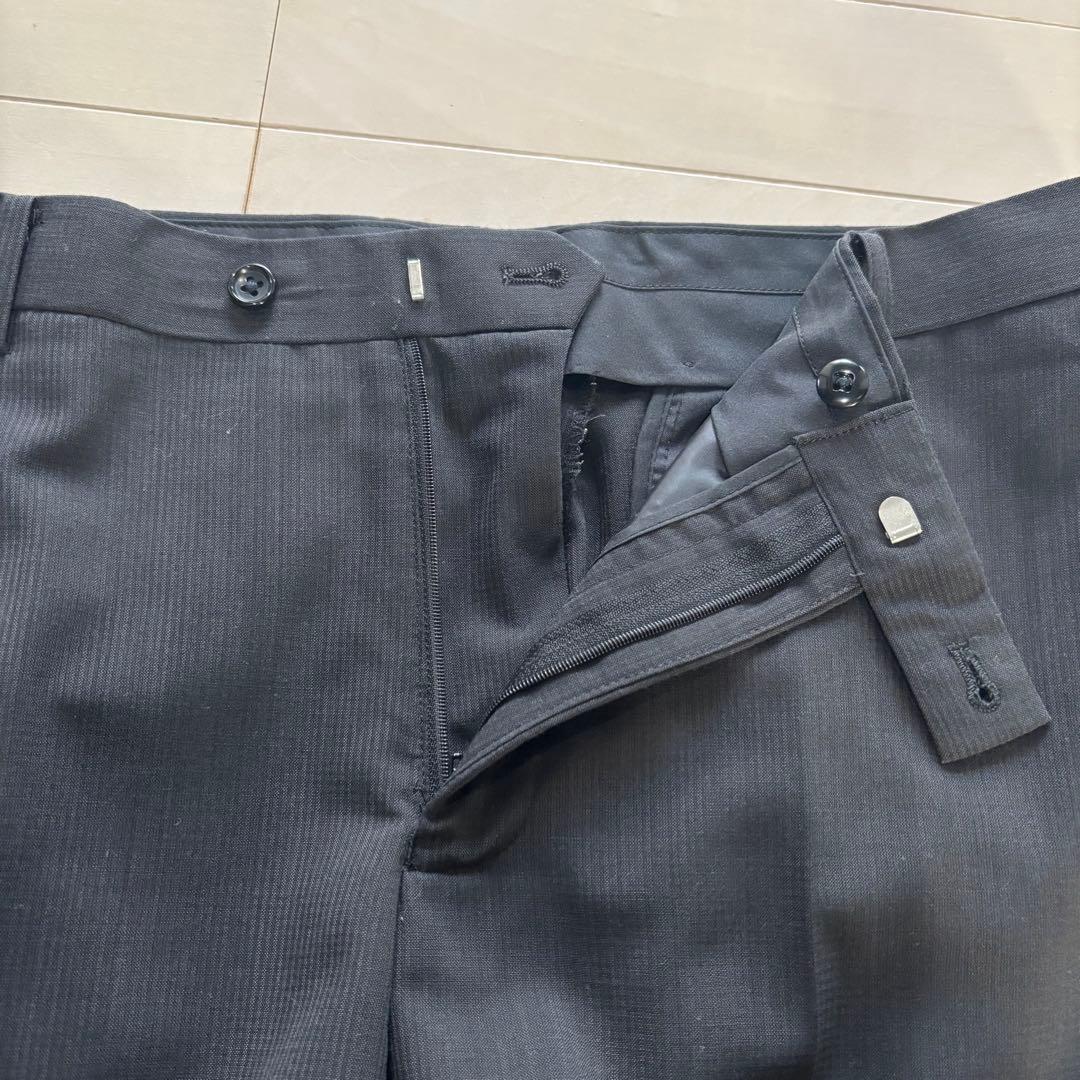MALE & CO. 春夏通気性メッシュ　ダークグレー スーツ　cool クール