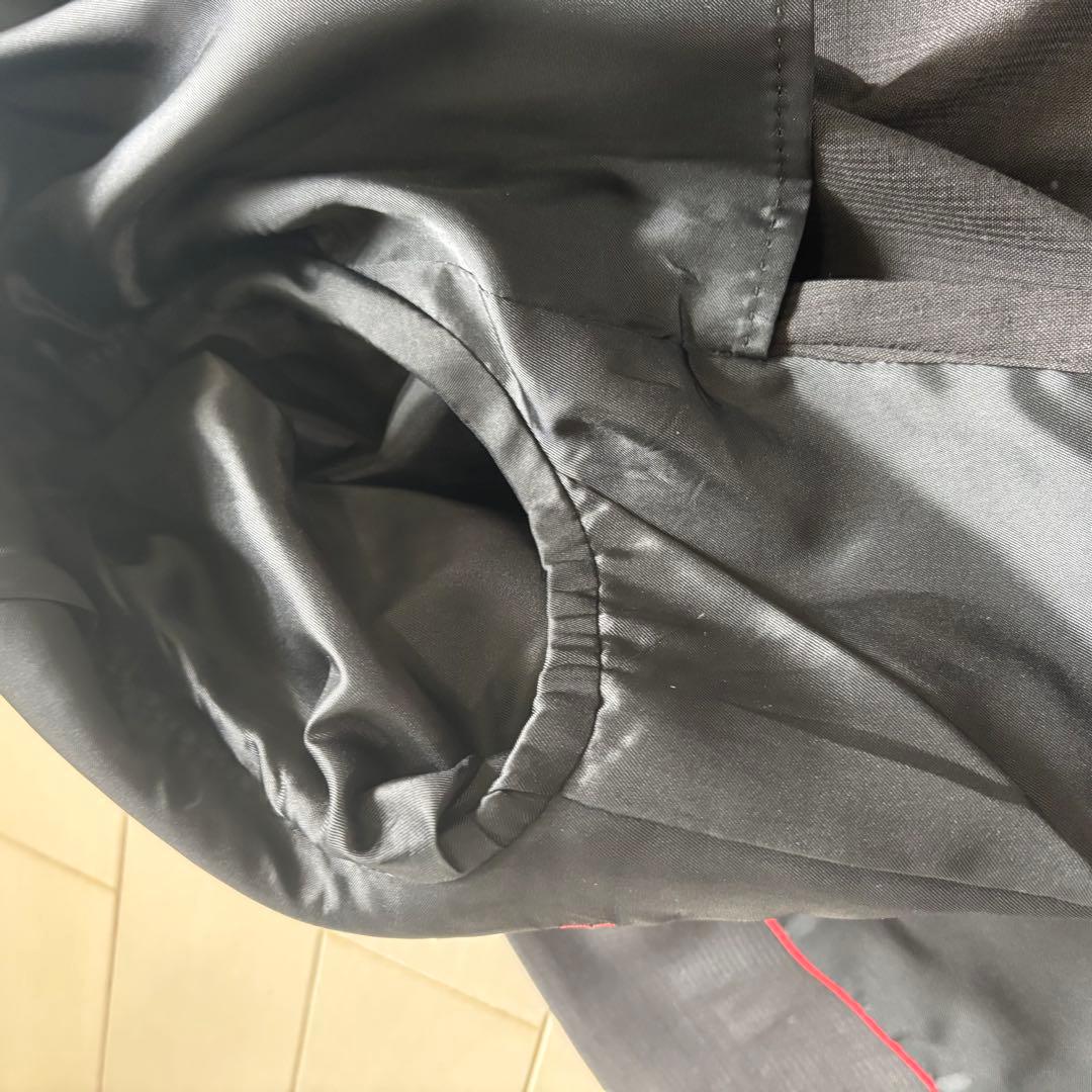 MALE & CO. 春夏通気性メッシュ　ダークグレー スーツ　cool クール