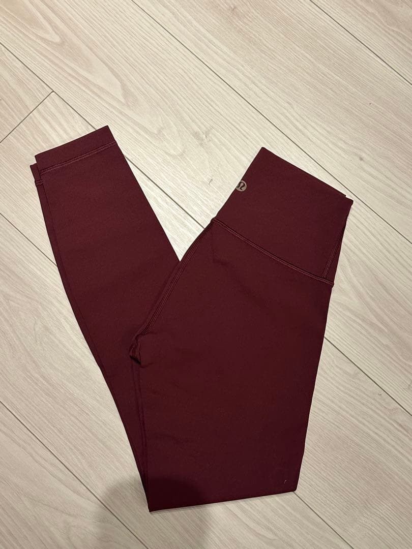 Wunder Under Hi-Rise 7/8Tight24バーガンディ XS