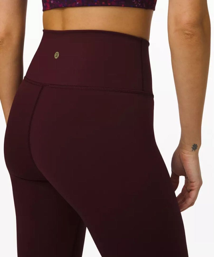 Wunder Under Hi-Rise 7/8Tight24バーガンディ XS