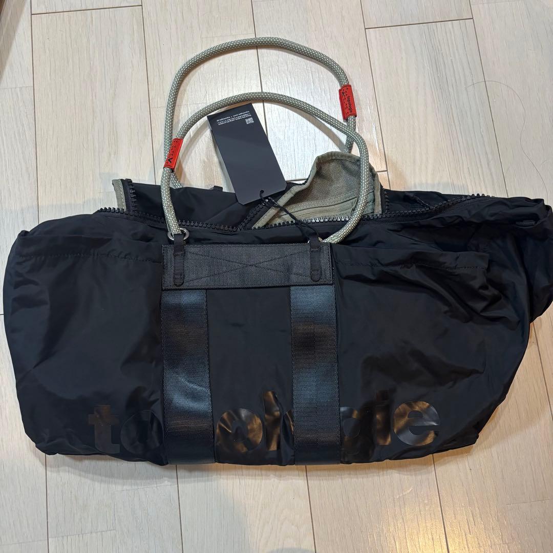 Topologie the bag ブラック ボストンバッグ
