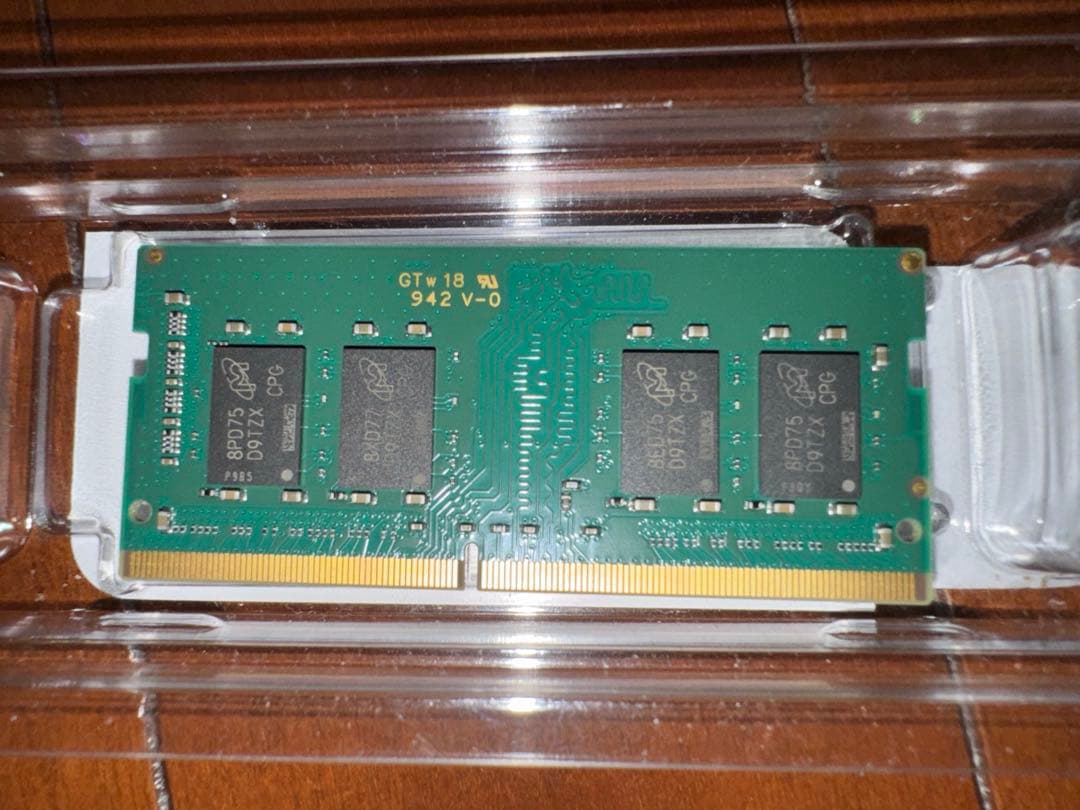 Crucial 8GB DDR4-2666 SODIMMノートPC用メモリ