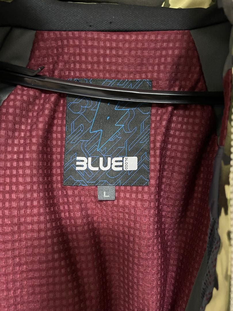 BLUE BLOODスノーボードウェア Lサイズ (上下セット)+ゴーグル