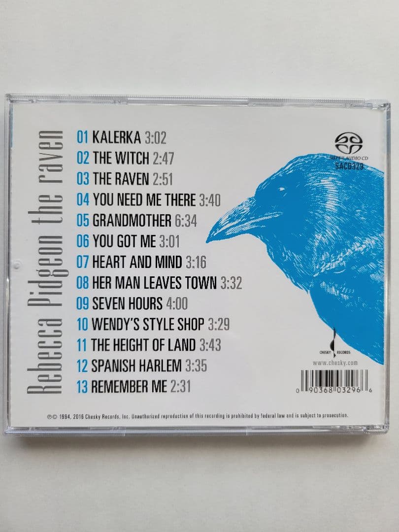 Rebecca Pidgeon/ The Raven(SACDハイブリッド盤)