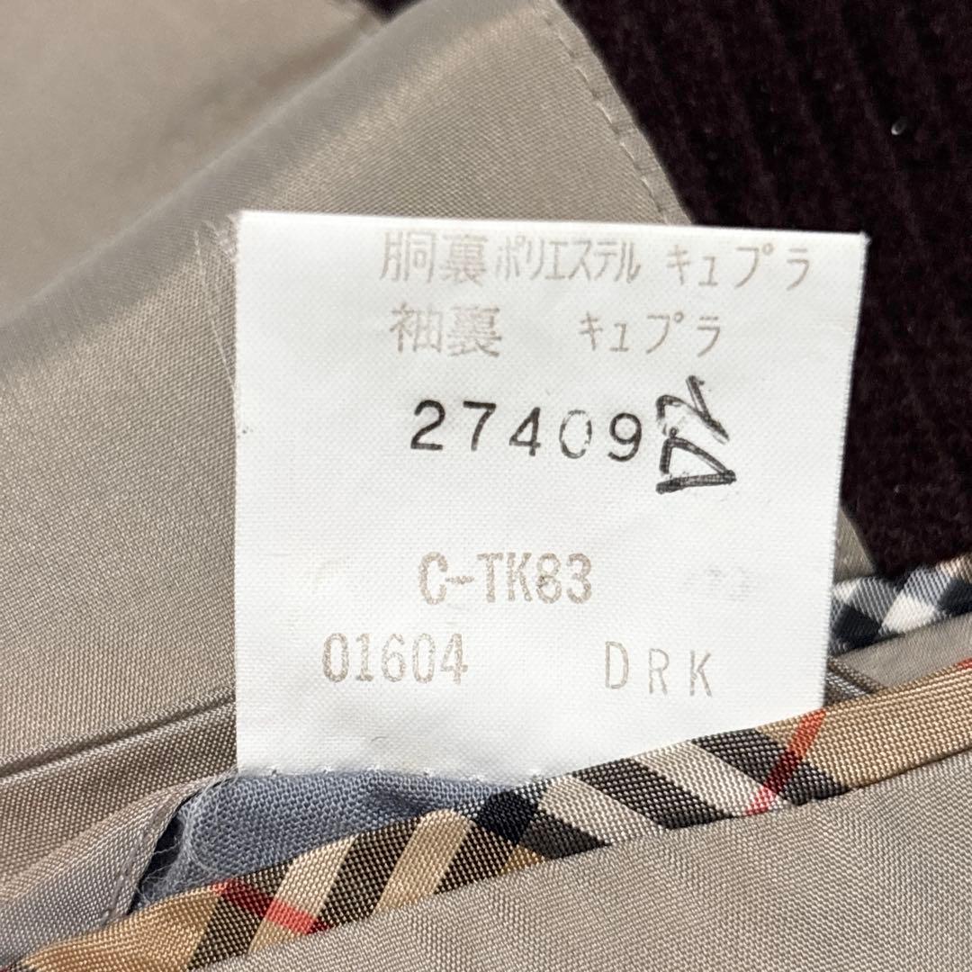 BURBERRYS バーバリー ブラウン コーデュロイ テーラードジャケット