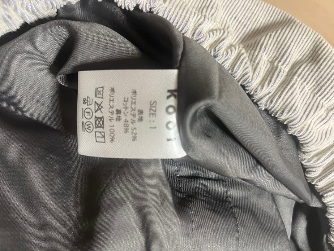 ジャケット・アウター KOOI CORDUROY SHORT MODS JACKET
