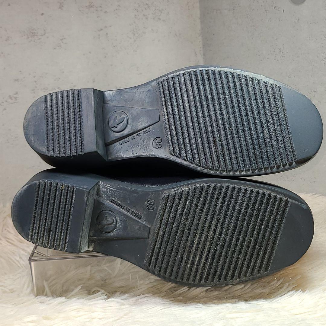 【AIGLE】エーグル ミスジュリエットA ラバーブーツ　レインロングブーツ　黒