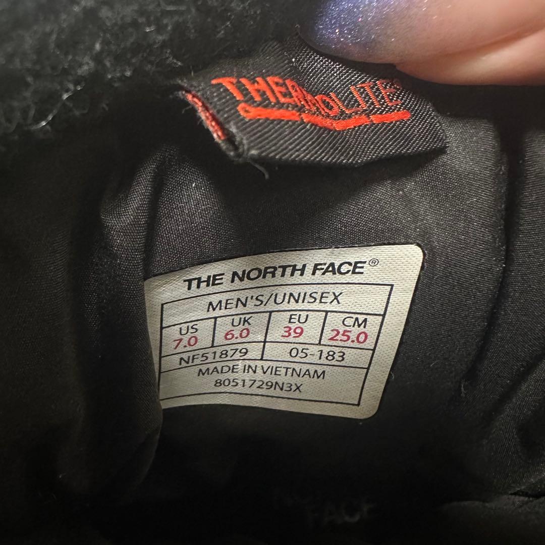 THE NORTH FACE ブラックショートブーツ