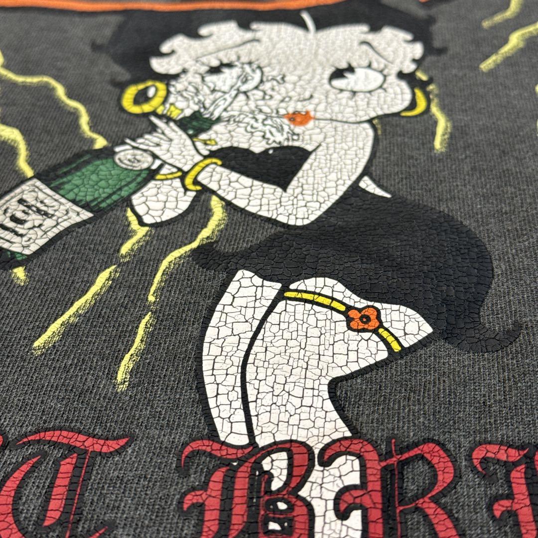 LIBEIRO リベイロ Bettyプリント ドルマンTシャツ ロゴ刺繍 M