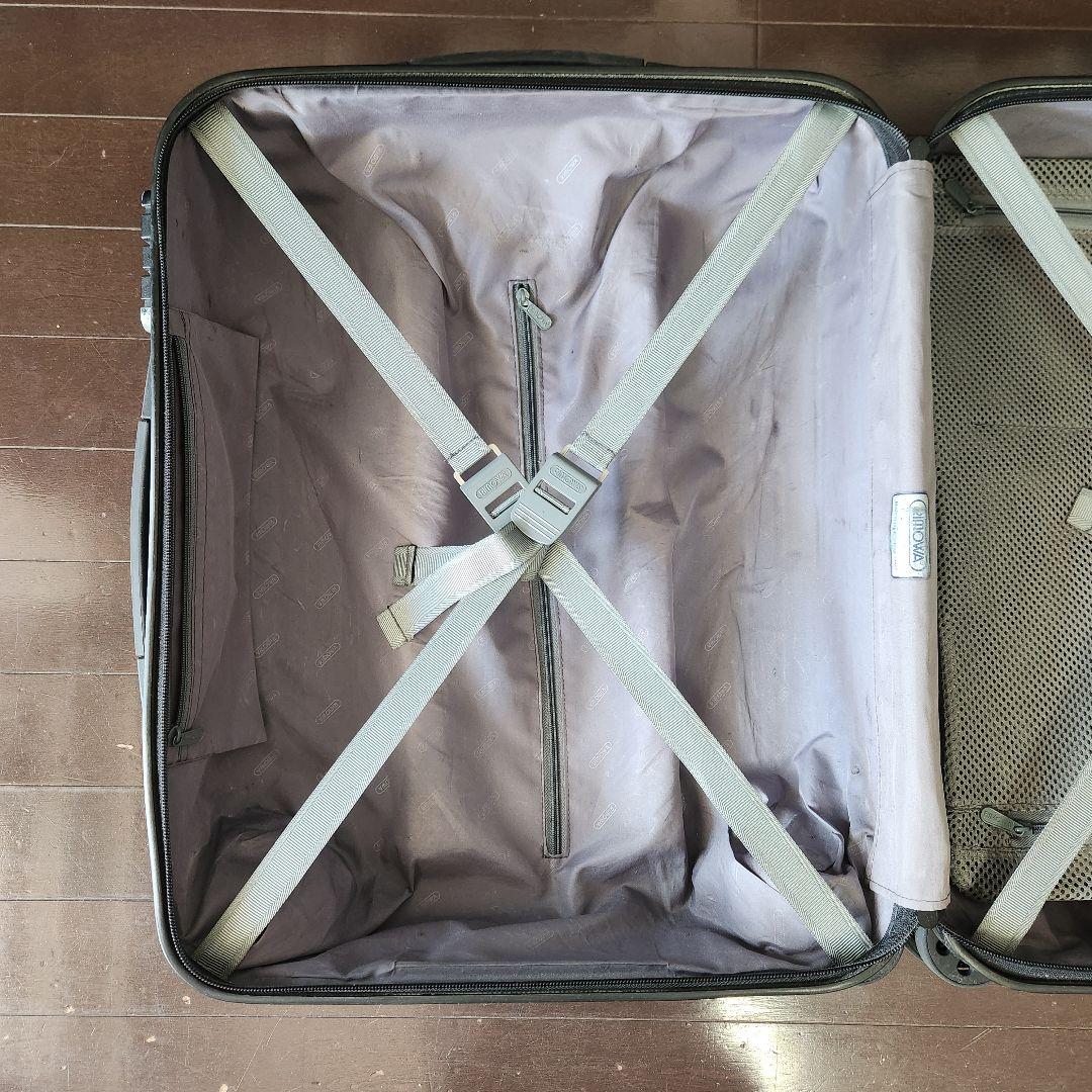 RIMOWA ブラック キャリーケース TSAロック付き