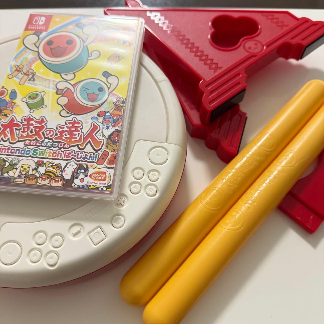 ニンテンドースイッチ　太鼓の達人ソフトと太鼓のセット！！