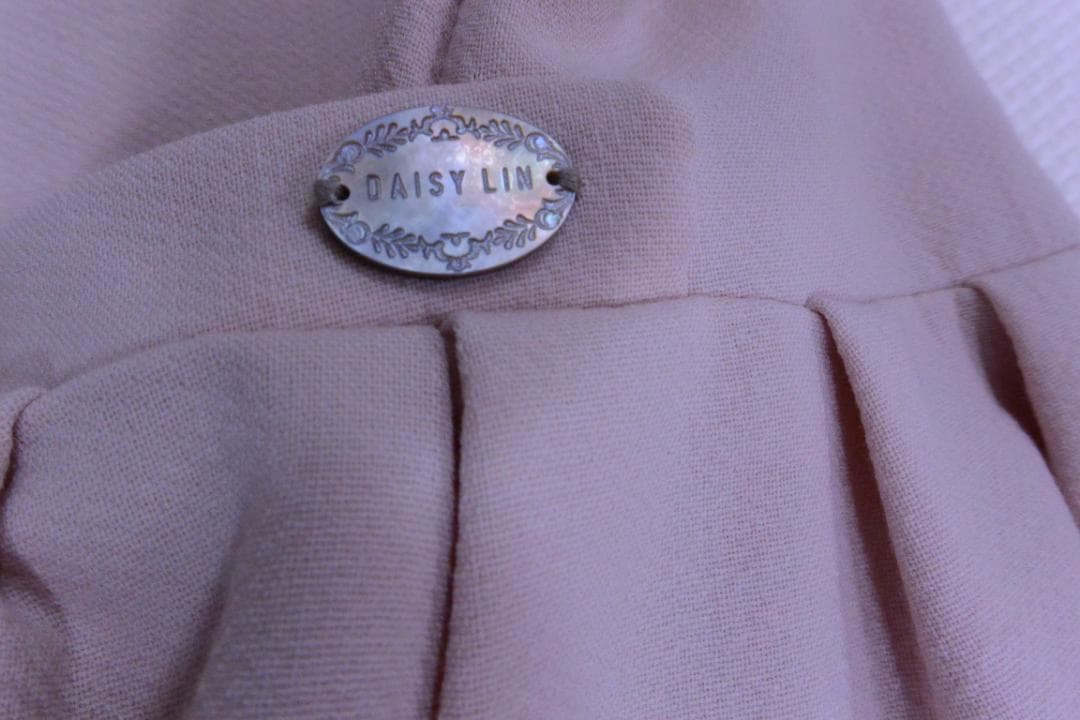 FOXEY ひざ丈ノースリーブワンピース 38 ピンク