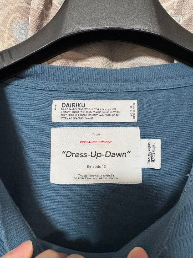 <試着のみ> DAIRIKU MOVIE ロングTシャツ