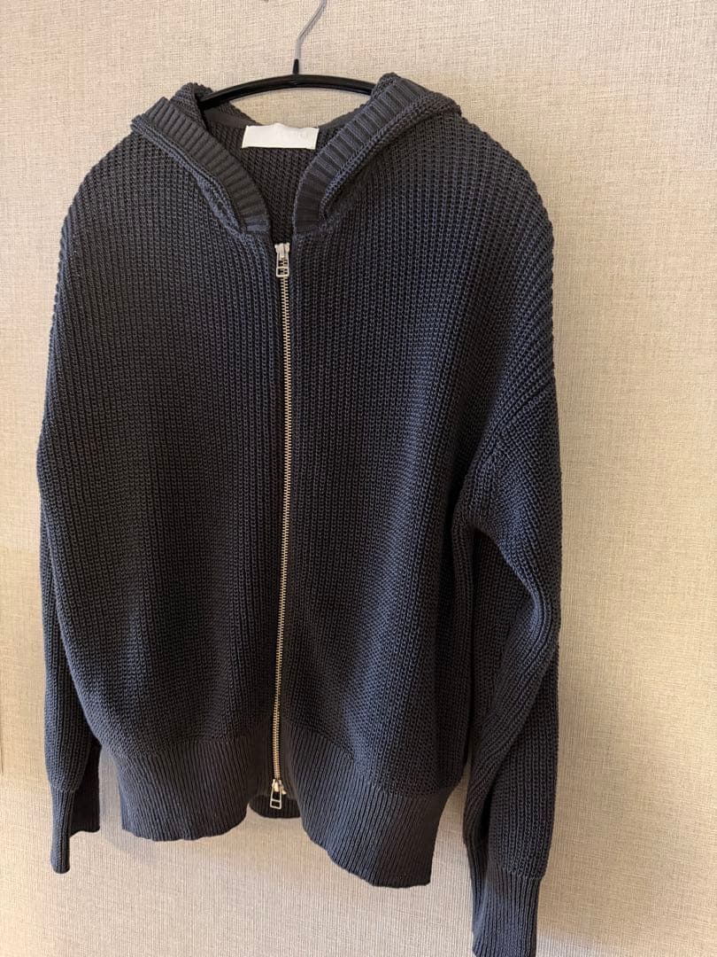 美品★AP STUDIO ギマコットンフーディー グレー