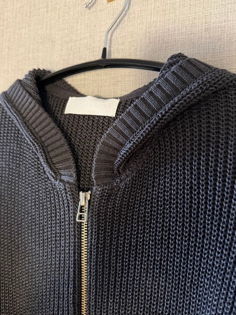 美品★AP STUDIO ギマコットンフーディー グレー