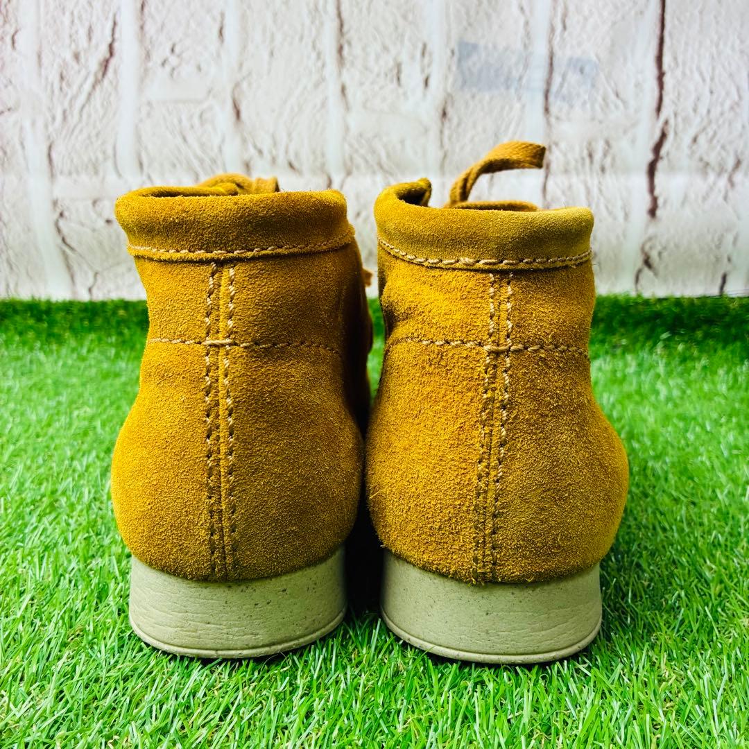 【極美品】clarks ワラビーブーツ レザー 本革 ナタリー 厚底 26