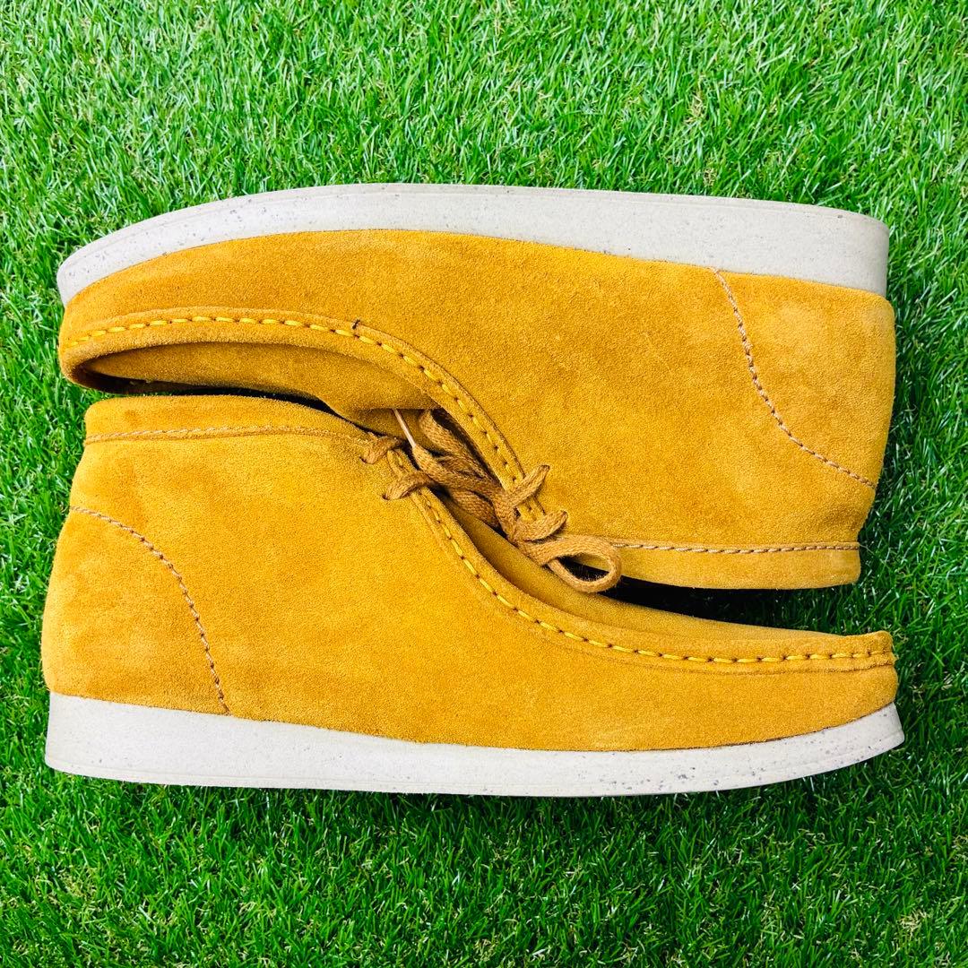 【極美品】clarks ワラビーブーツ レザー 本革 ナタリー 厚底 26