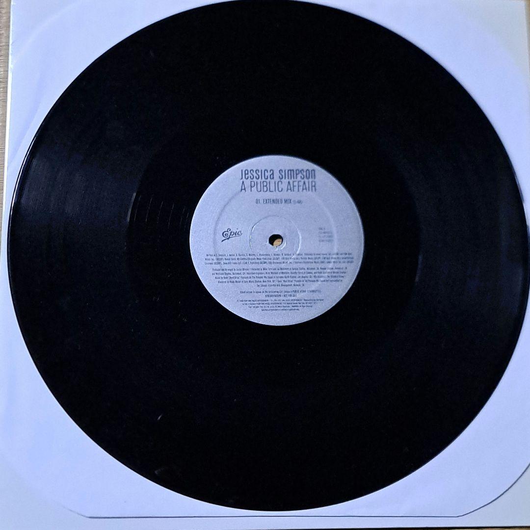 Jessica Simpson　A Public Affair　レコード　プロモ