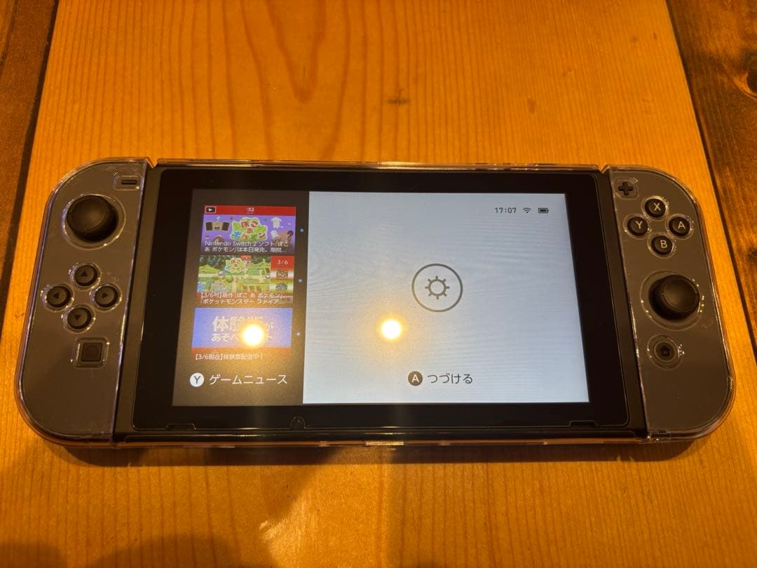 【超美品 ハードケースで使用】 Nintendo Switch 本体 グレー