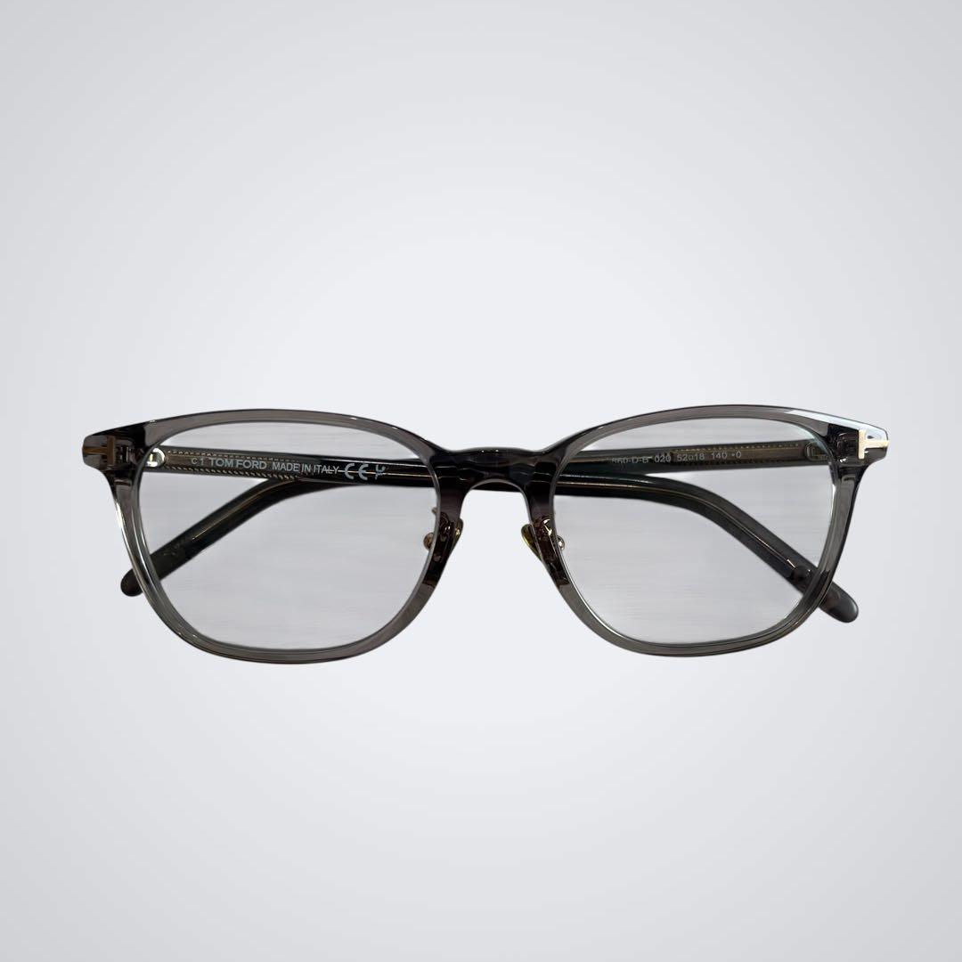 【人気】TOM FORD TF5860 クリアグレー サングラス　箱付き