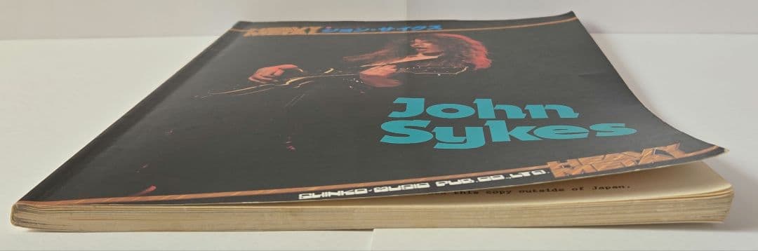 John Sykes　ジョン・サイクス　ギター・スコア　ヘヴィ・メタル