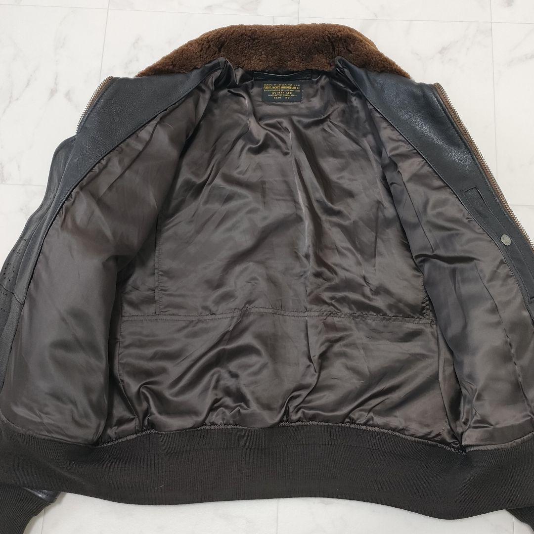 【新品タグ付】AVIREX　トップガン　G-1　山羊革　フライトジャケット　40
