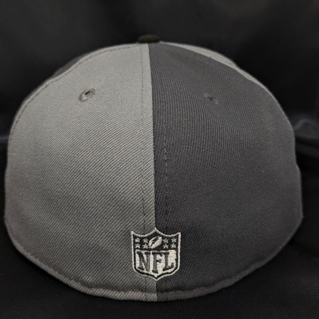 ラスベガス・レイダース　ニューエラ　海外別注　PinWheel　ブラック　グレー