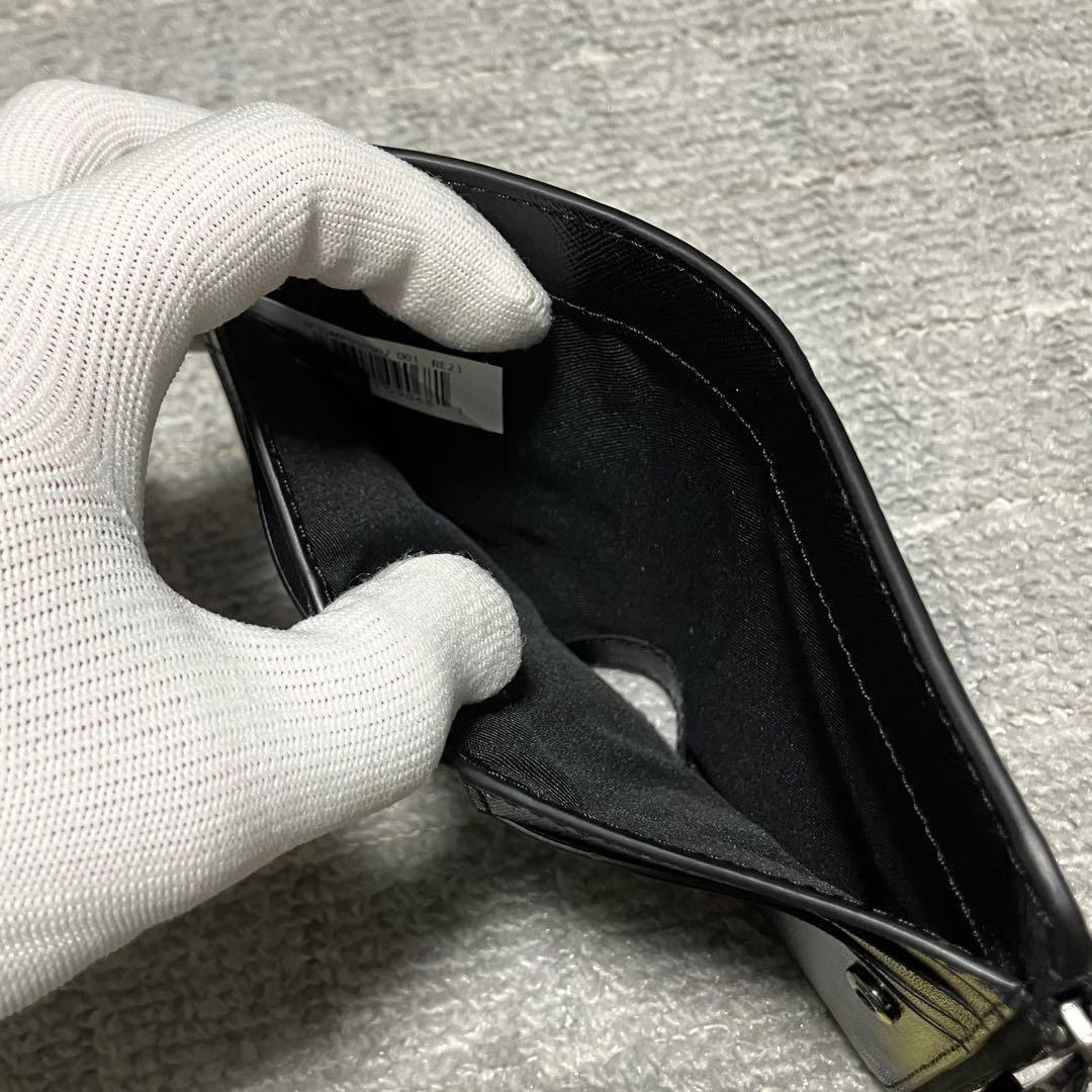 未使用タグ付き！マークジェイコブス［スナップショット］二つ折り財布　ウォレット