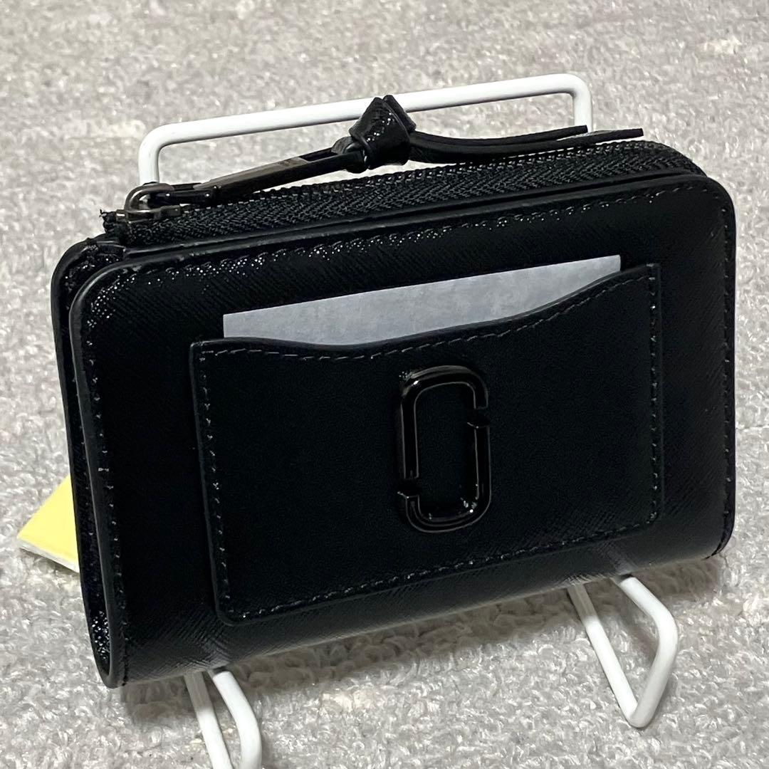 未使用タグ付き！マークジェイコブス［スナップショット］二つ折り財布　ウォレット